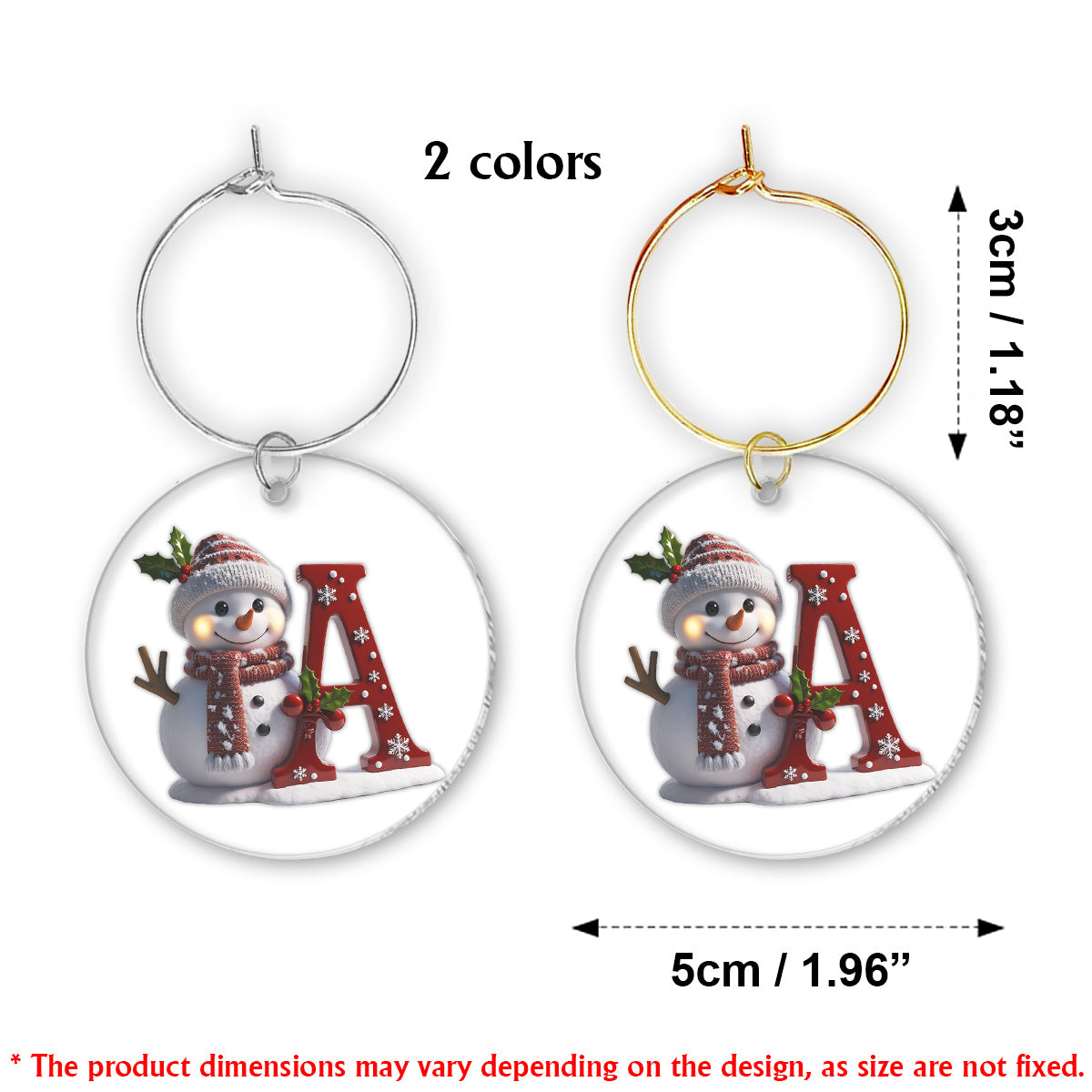 Merry Christmas - Personalized Family Wine Glass With Long Stem