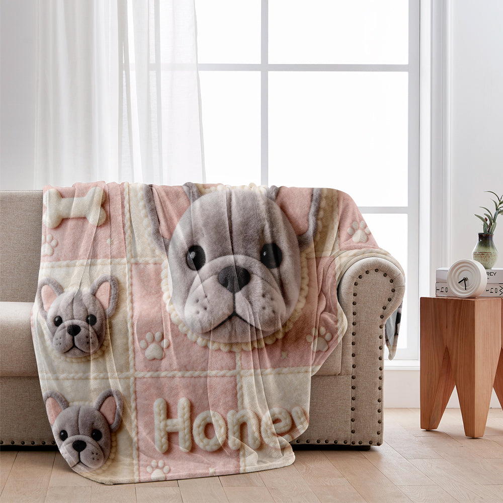 Love My Dog - Personalized Dog Blanket
