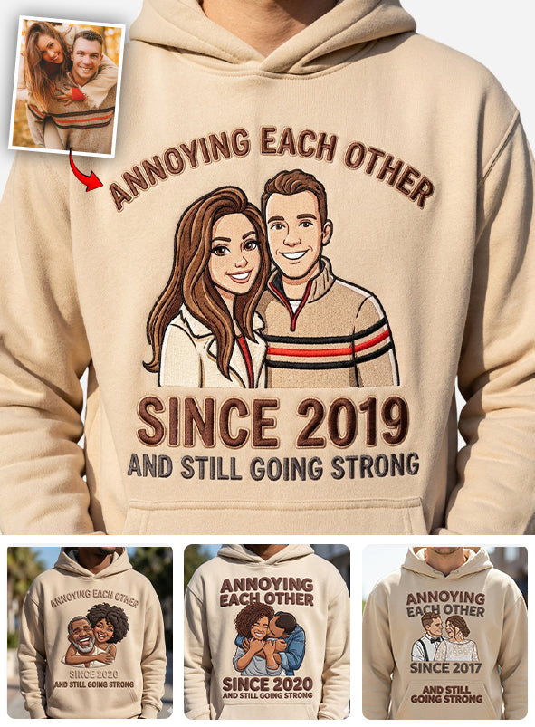 Couple Gift - Personalized Couple All Over Shirt