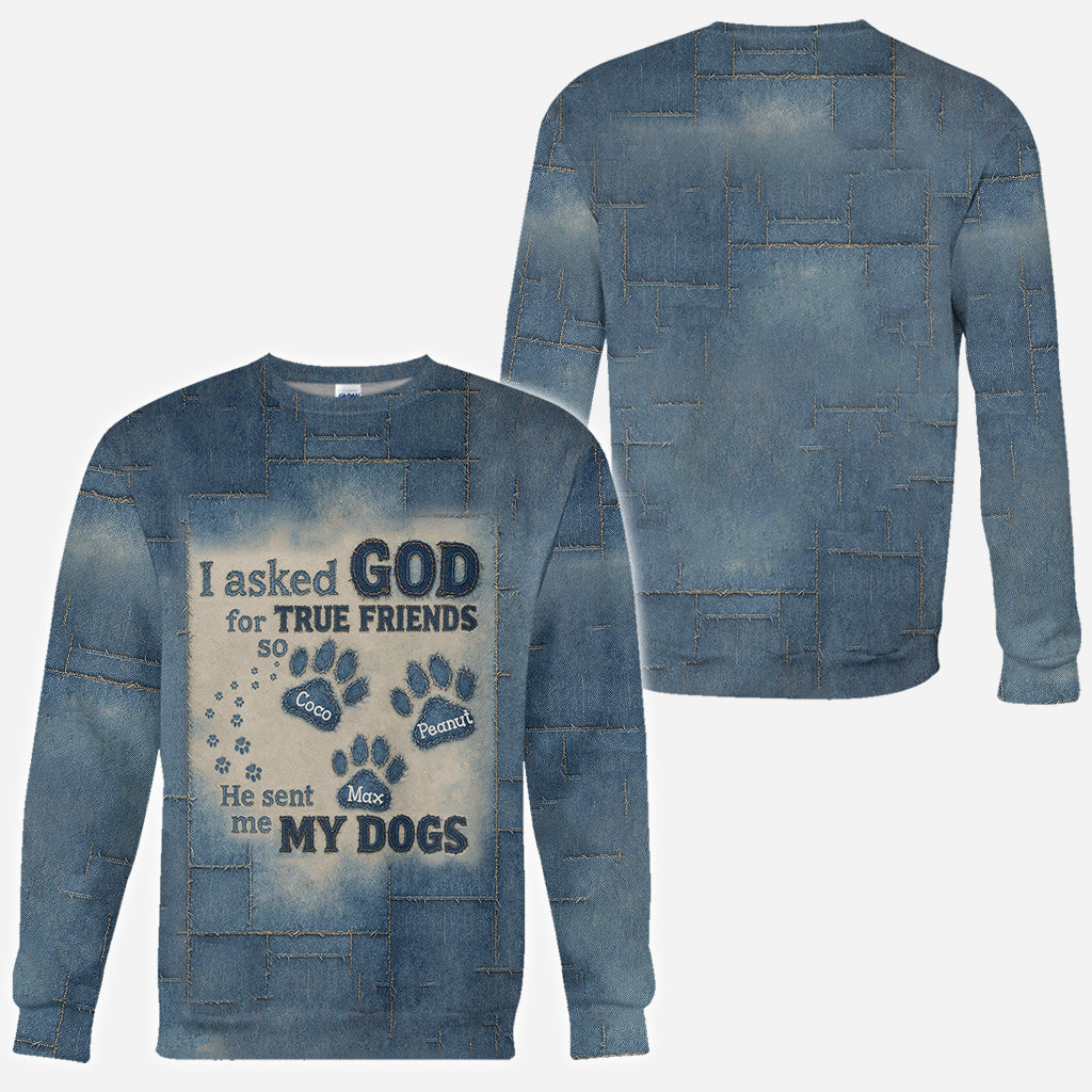 A True Friend - Personalized Dog All Over Shirt