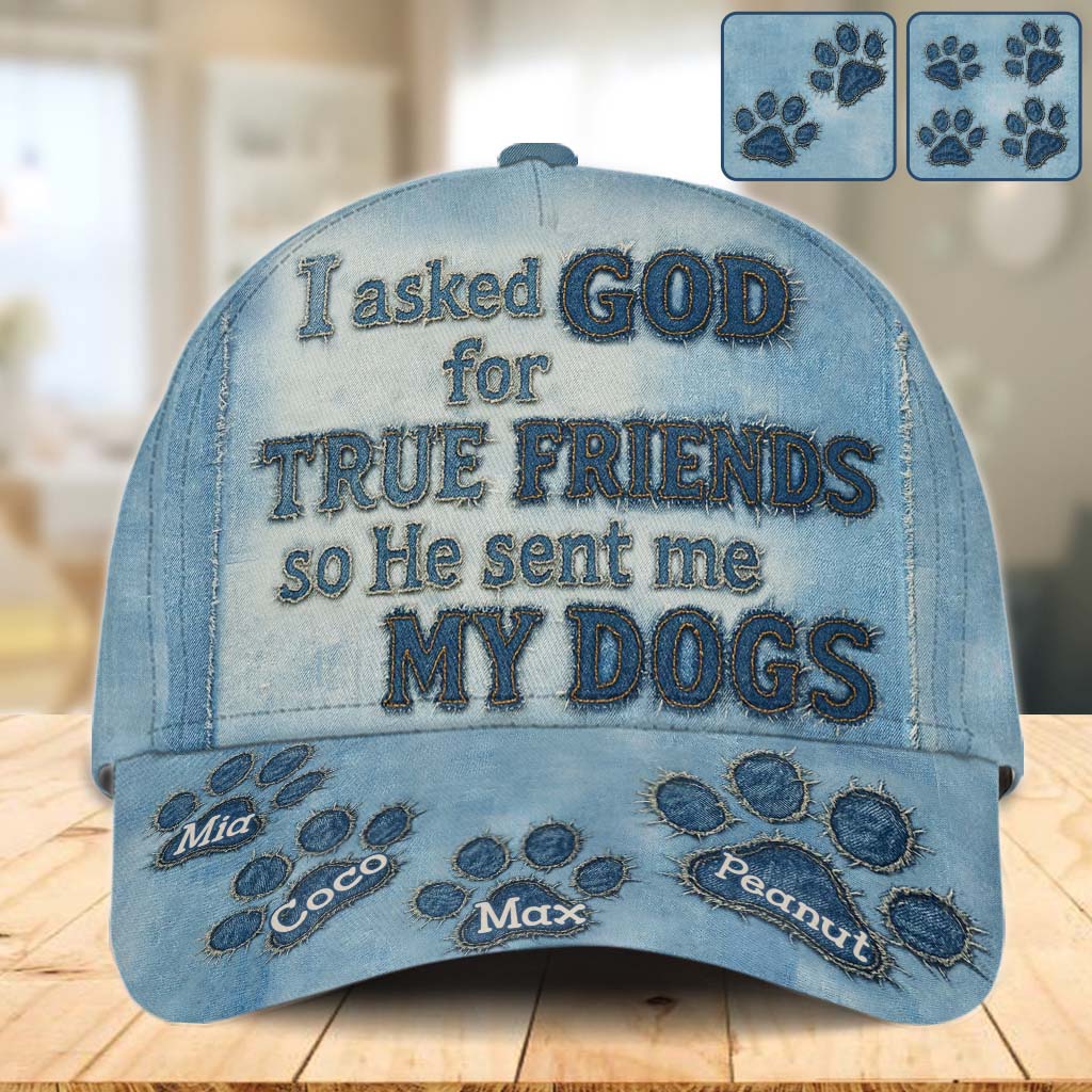 A True Friend - Personalized Dog Classic Cap