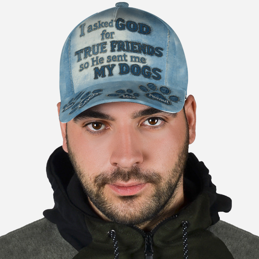 A True Friend - Personalized Dog Classic Cap