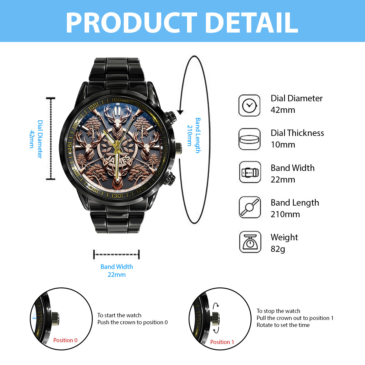 Love Hunting - Personalized Hunting Hand Watch