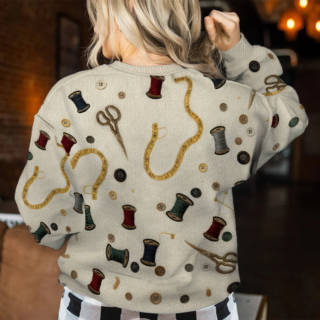 Cozy Sewing Machine - Personalized Sewing Ugly Sweater