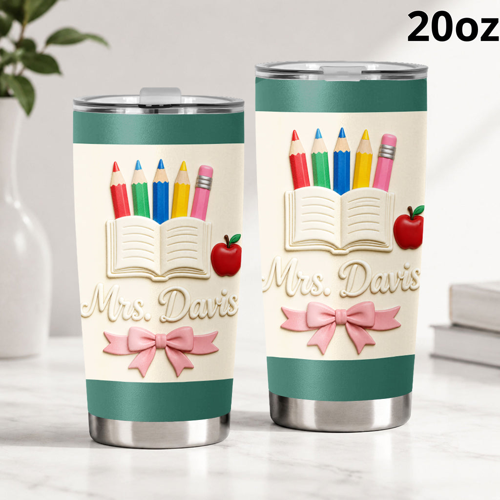Teacher Gifts - Personalized Teacher Tumbler
