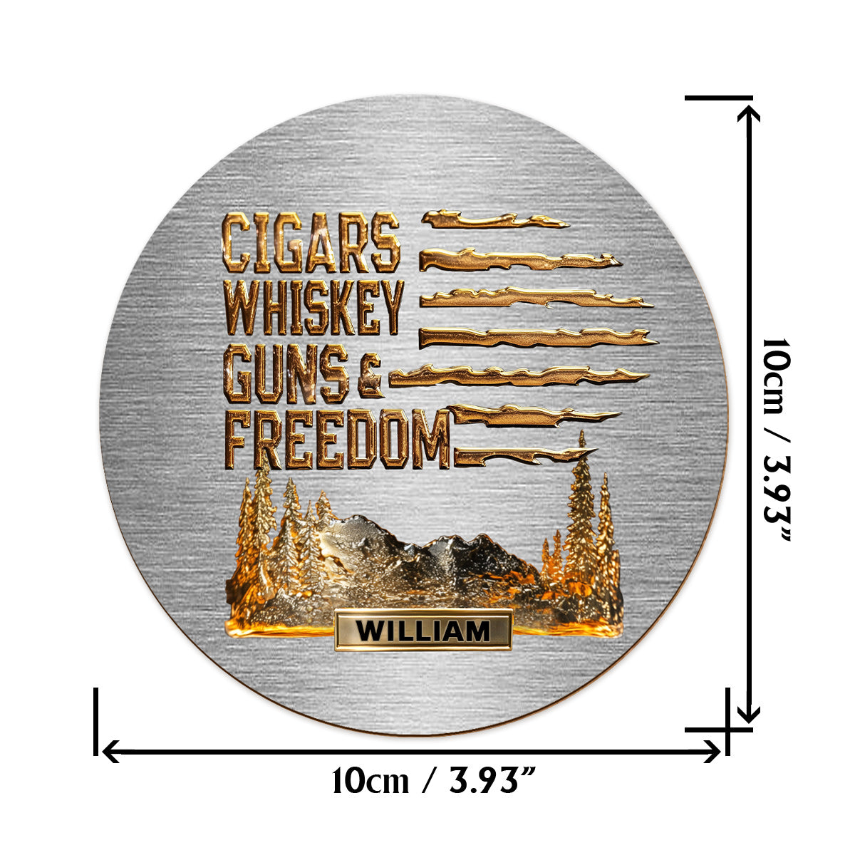 Gift For Bourbon/ Whiskey Lovers, Gift For Him - Personalized Whisky Whiskey Glass