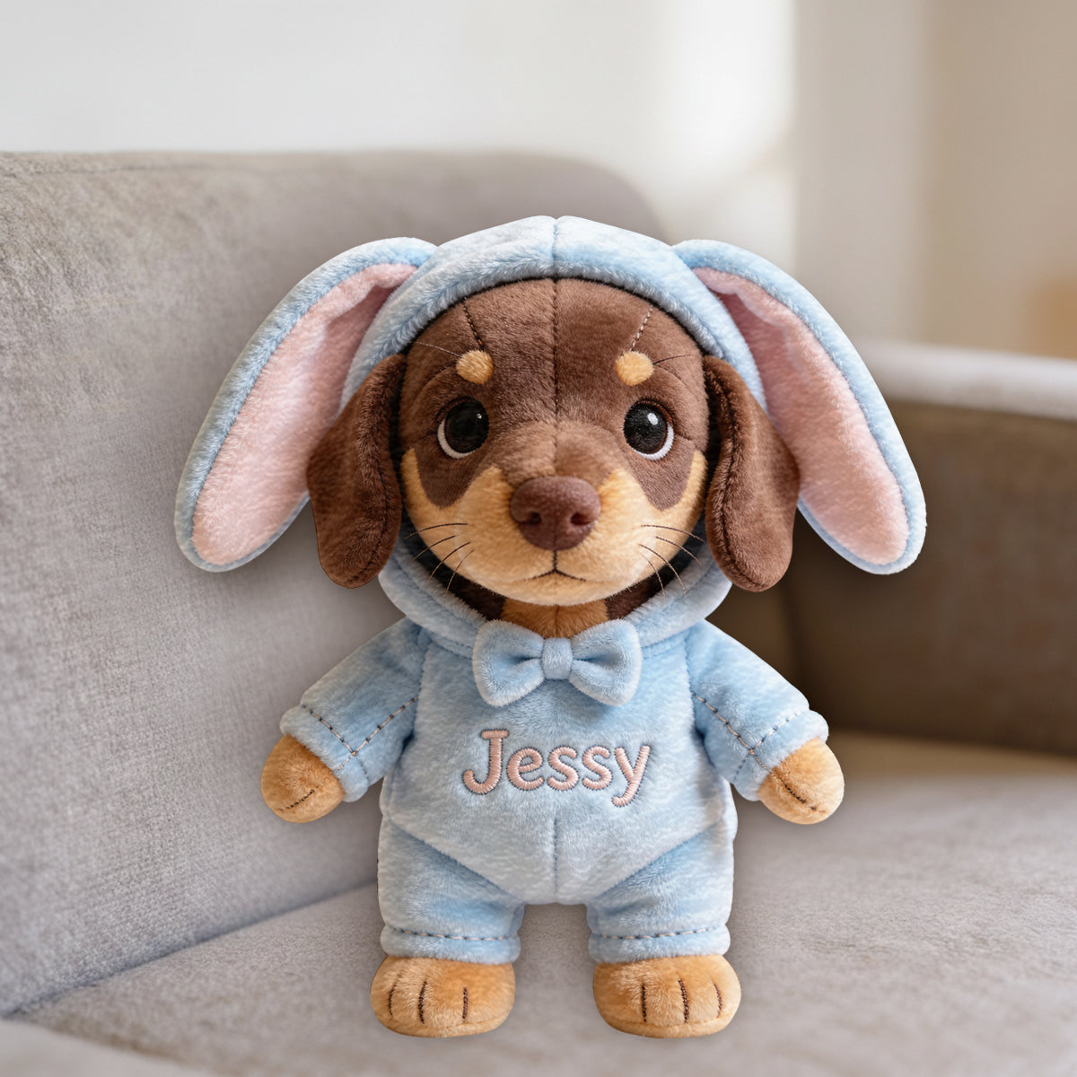 Easter Pet - Personalized Dog Premium Faux Fur Pillow