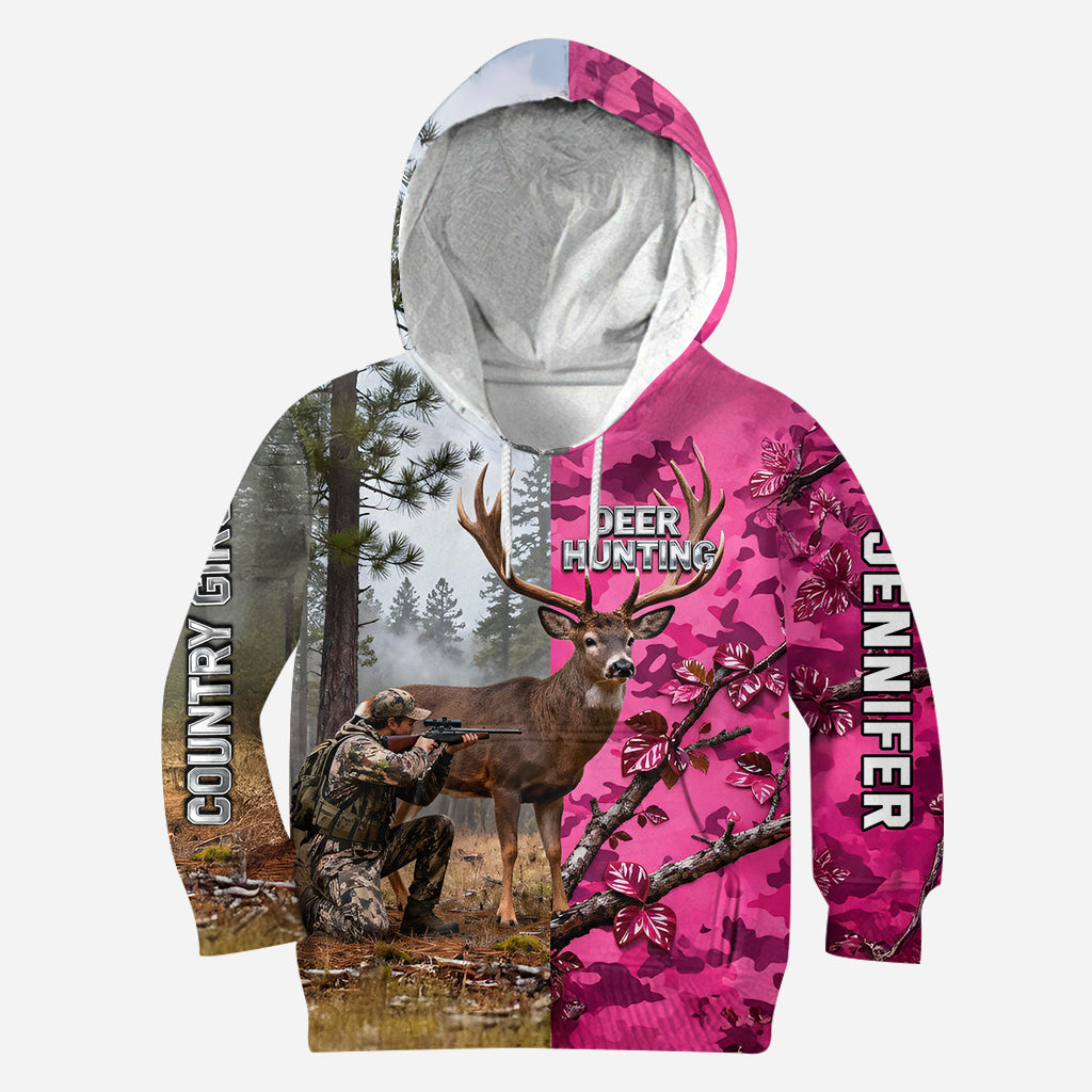 Country Girl Hunting - Personalized Hunting Hoodie and Leggings