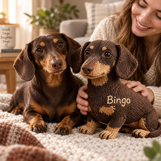 Any Photo - Personalized Dog Premium Faux Fur Pillow