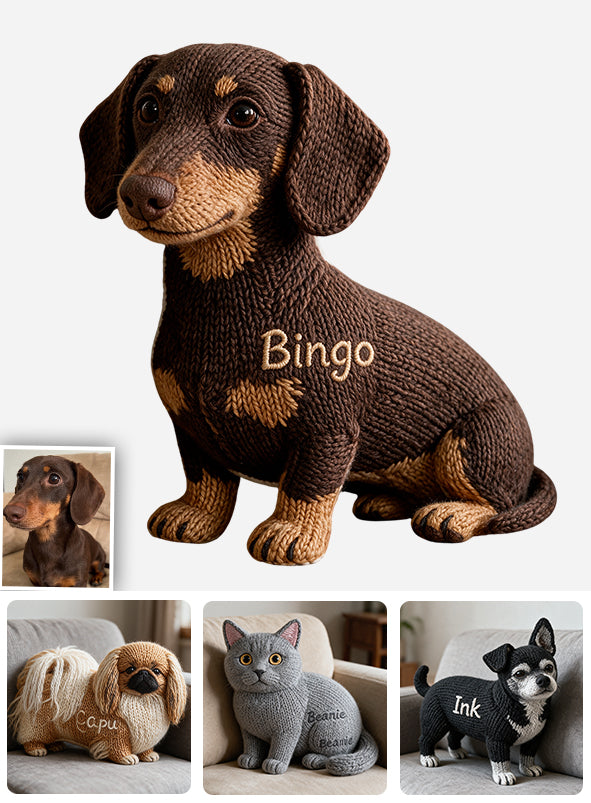 Any Photo - Personalized Dog Premium Faux Fur Pillow