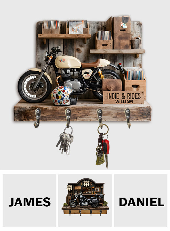 Motorcycle - Personalized Biker Custom Shaped Hanging Rack