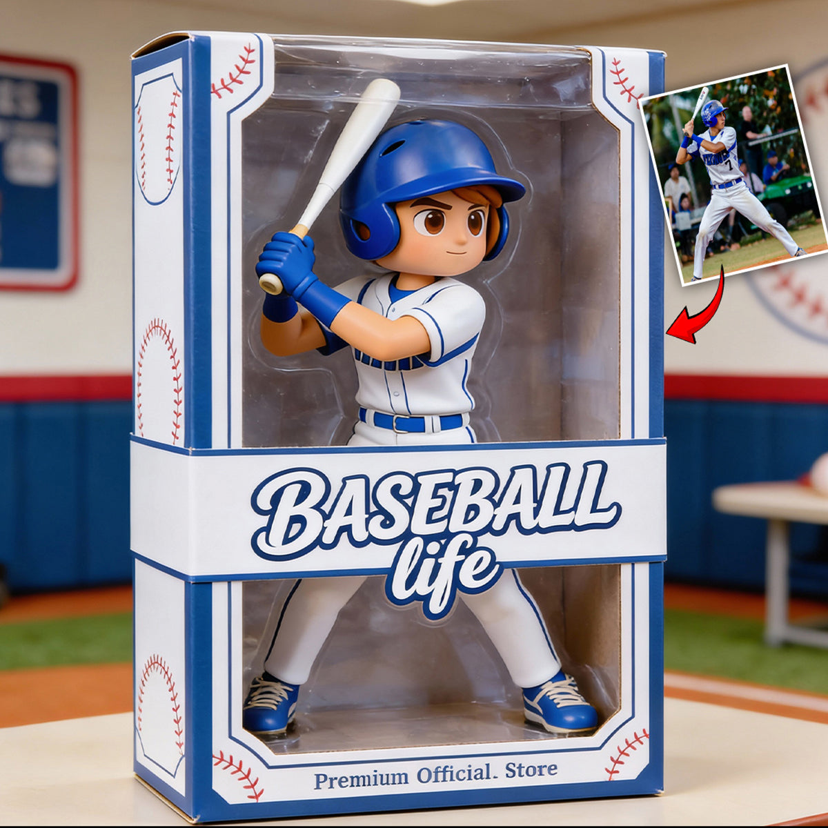 Love Baseball - Personalized Baseball Custom Shaped Acrylic Plaque