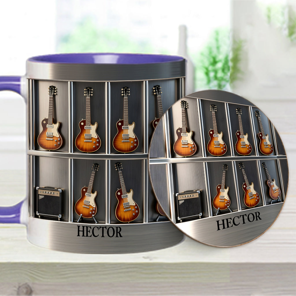 Guitarist - Personalized Guitar Accent Mug & Coaster