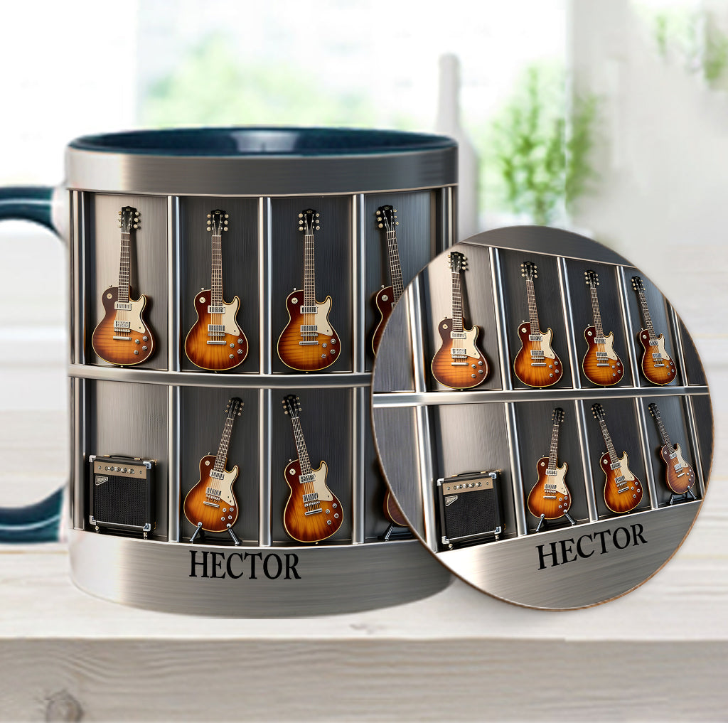 Guitarist - Personalized Guitar Accent Mug & Coaster