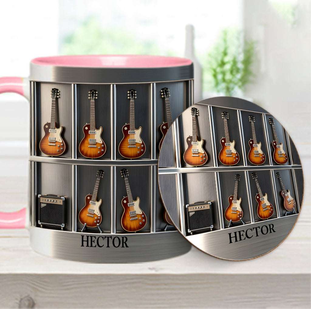 Guitarist - Personalized Guitar Accent Mug & Coaster