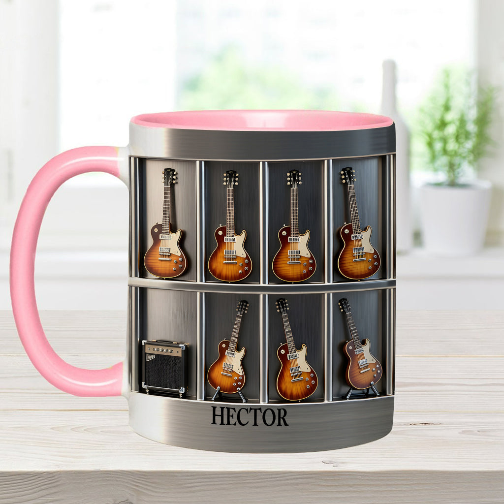 Guitarist - Personalized Guitar Accent Mug & Coaster