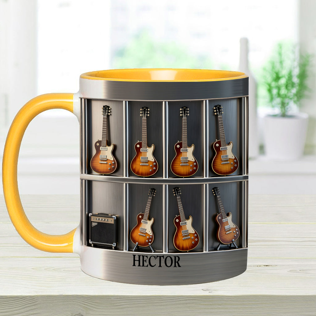 Guitarist - Personalized Guitar Accent Mug & Coaster