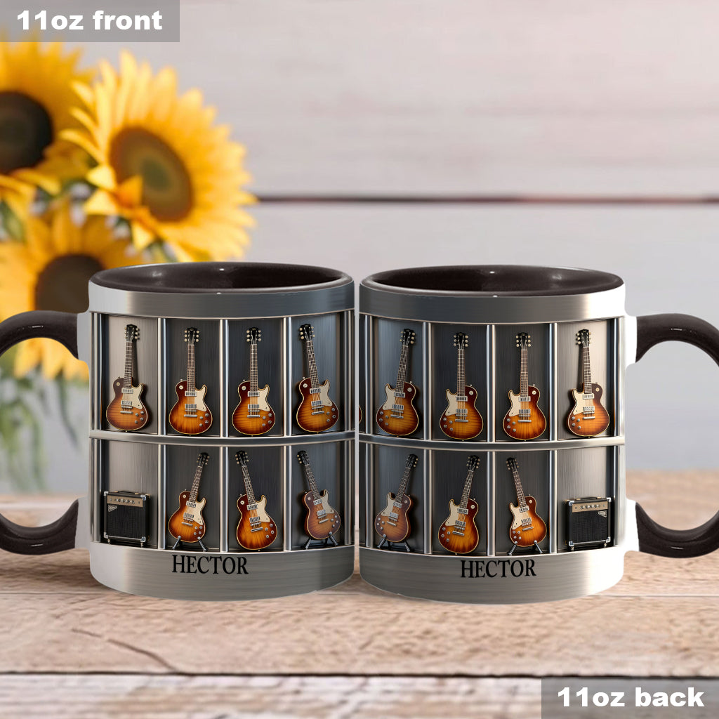 Guitarist - Personalized Guitar Accent Mug & Coaster