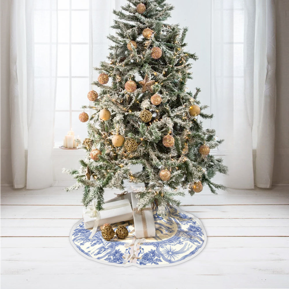 God Bless Our Family - Personalized Christian Tree Skirt