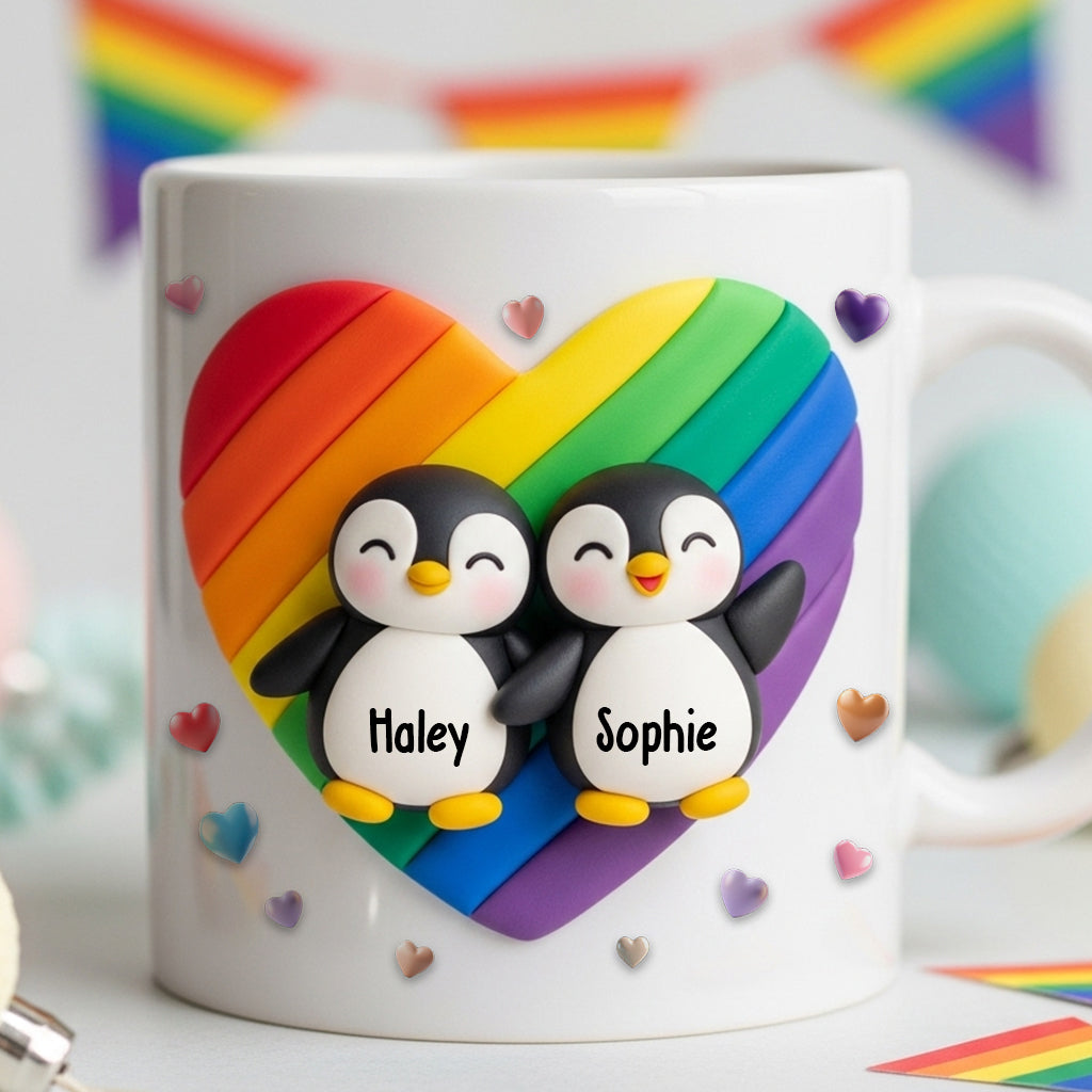 Love Is Love - Personalized LGBT Support Mug
