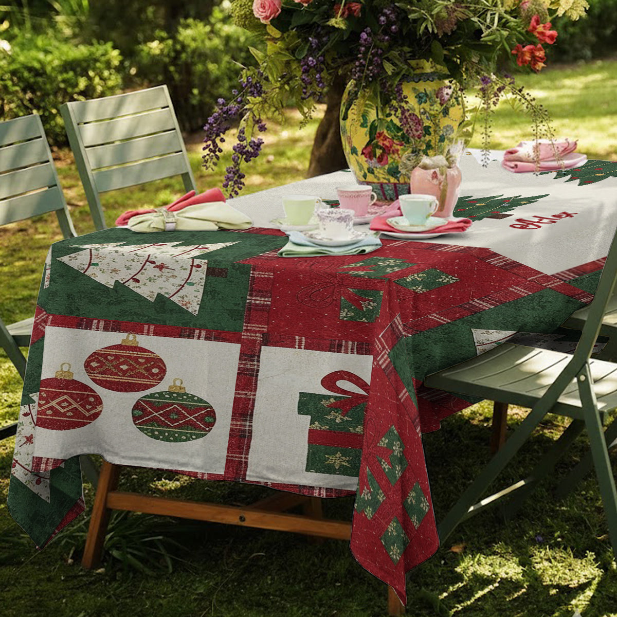 The Best Memories Are Made Gathered Around the Table - Personalized Family Table Cloth Cover