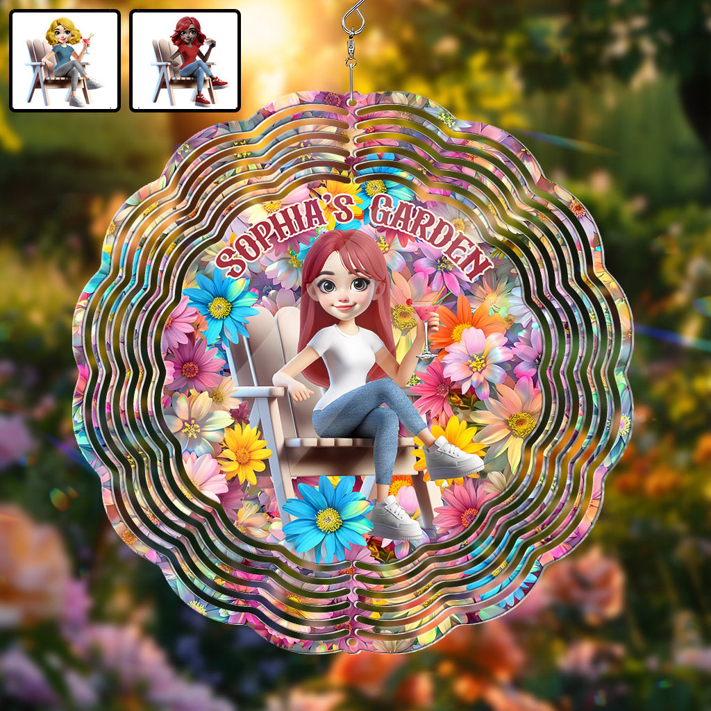 My Beautiful Garden - Personalized Gardening Wind Spinner