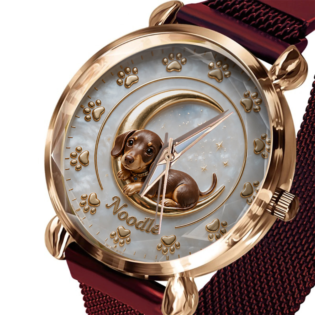 Life Is Better With My Dog - Personalized Dog Women Hand Watch