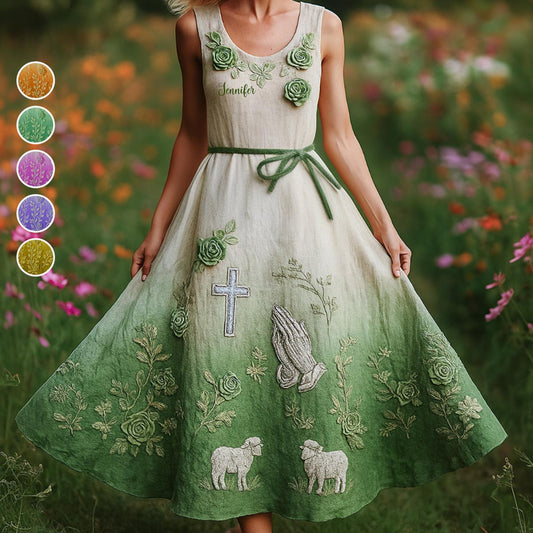 Faith Hope Love - Personalized Christian Sleeveless Dress