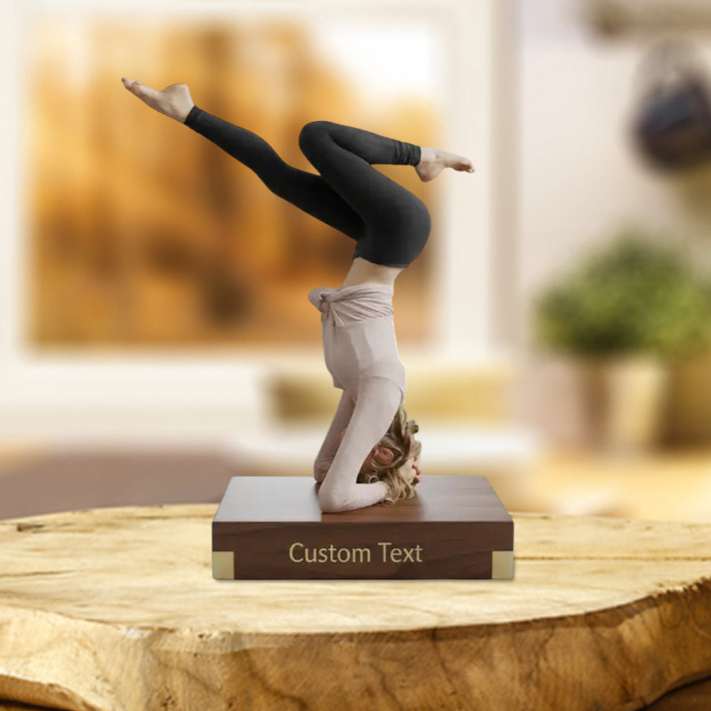 Yogaholic - Personalized Yoga Custom Shaped Acrylic Plaque