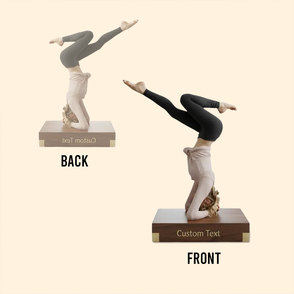 Yogaholic - Personalized Yoga Custom Shaped Acrylic Plaque