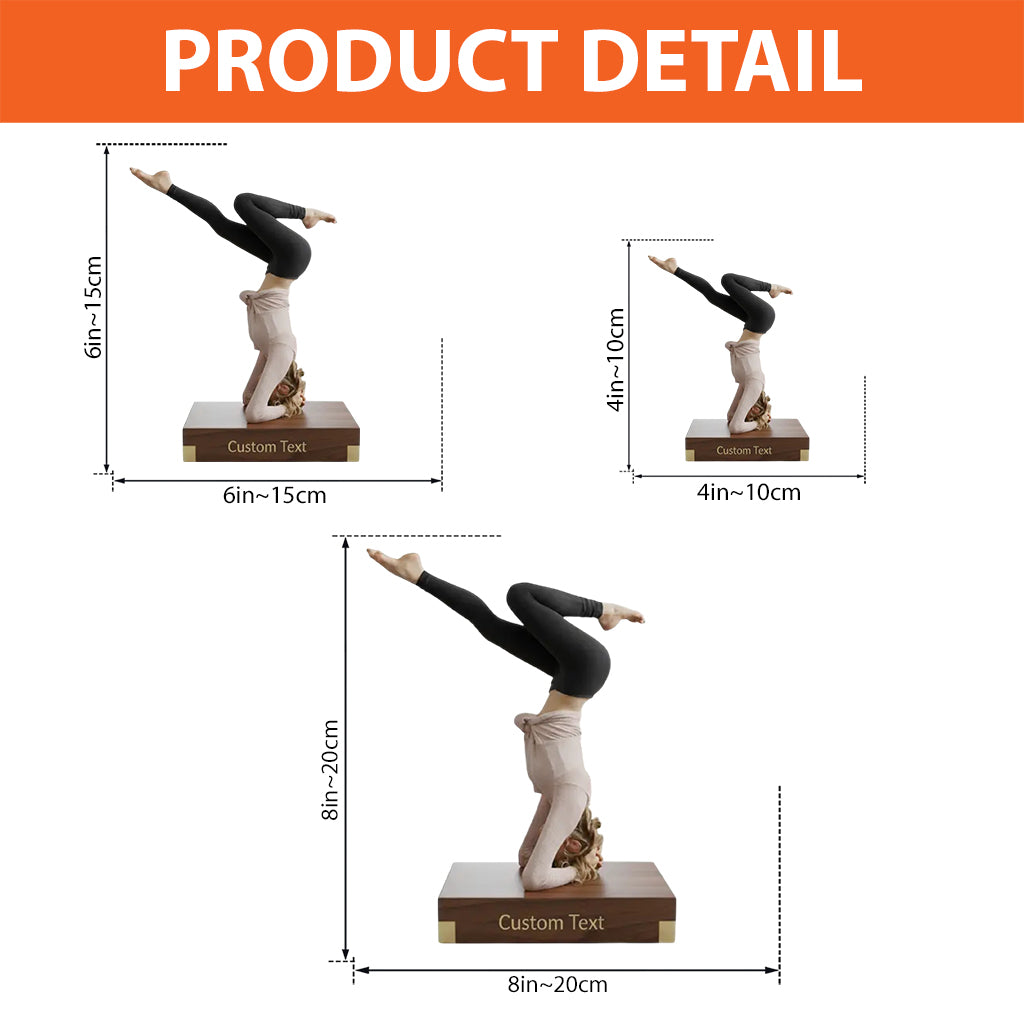 Yogaholic - Personalized Yoga Custom Shaped Acrylic Plaque