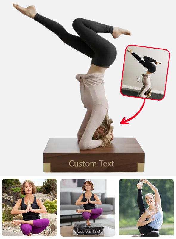 Yogaholic - Personalized Yoga Custom Shaped Acrylic Plaque