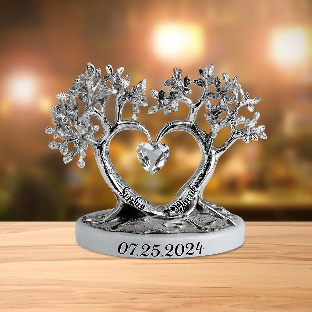 Anniversary Gifts - Personalized Couple Custom Shaped Acrylic Plaque