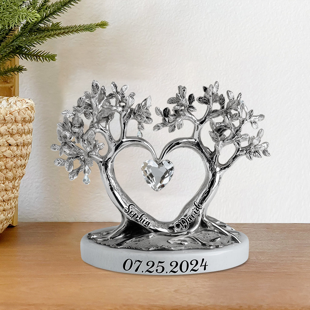 Anniversary Gifts - Personalized Couple Custom Shaped Acrylic Plaque