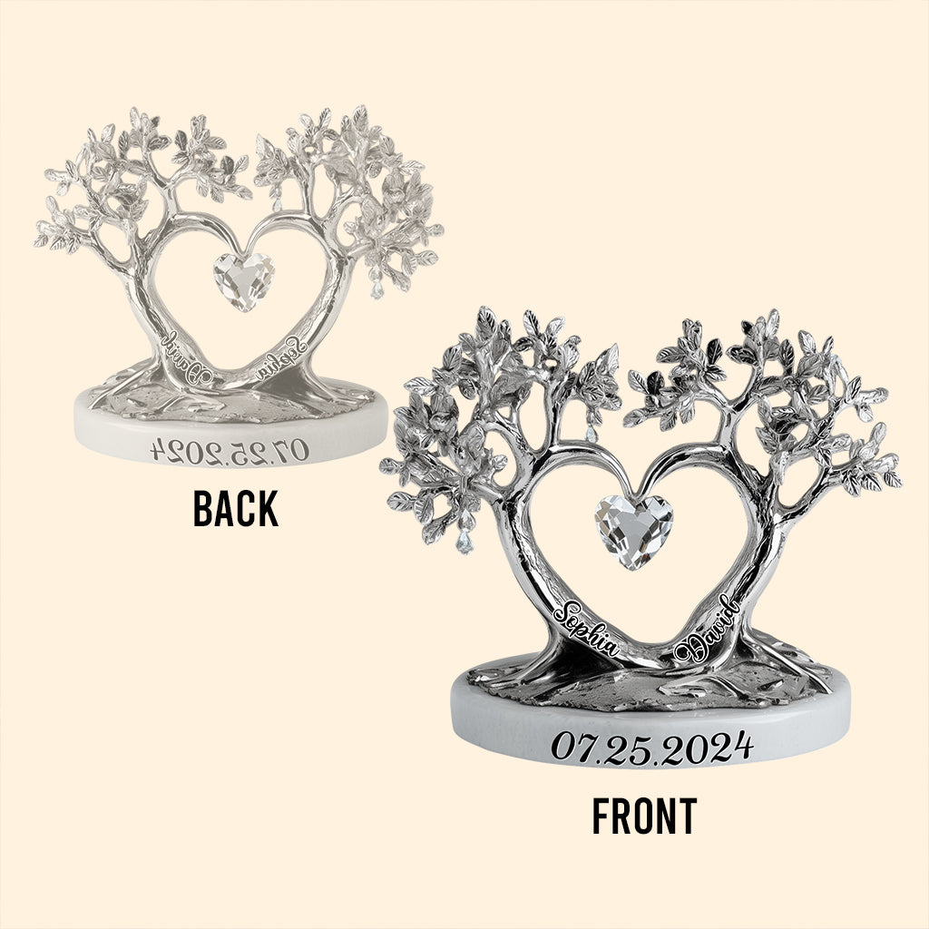 Anniversary Gifts - Personalized Couple Custom Shaped Acrylic Plaque