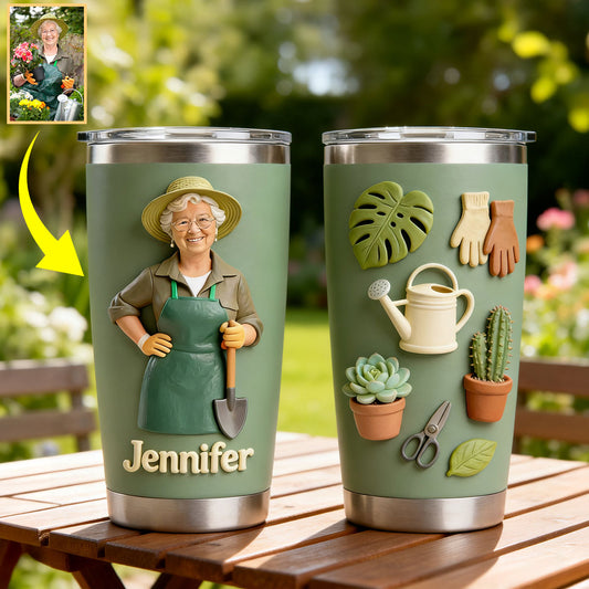 Custom From Any Photo - Personalized Gardening Tumbler