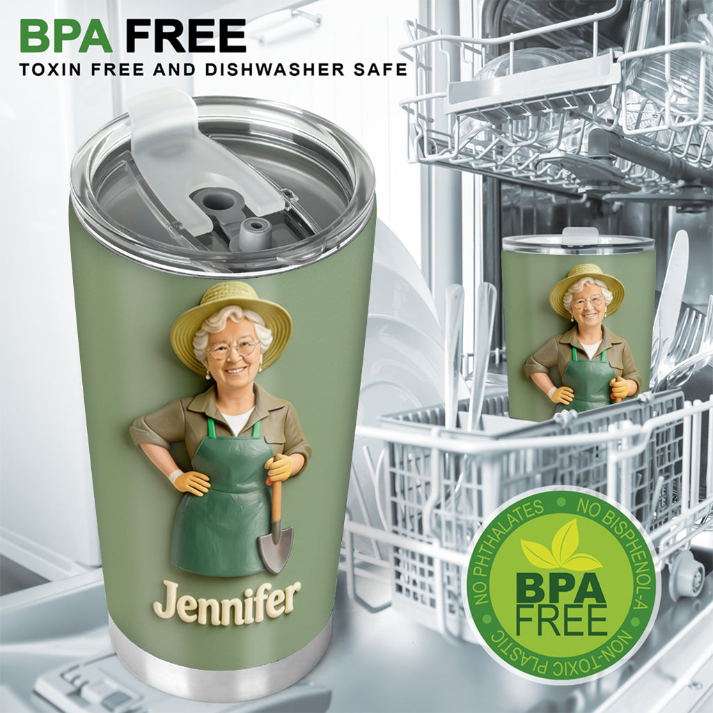 Custom From Any Photo - Personalized Gardening Tumbler