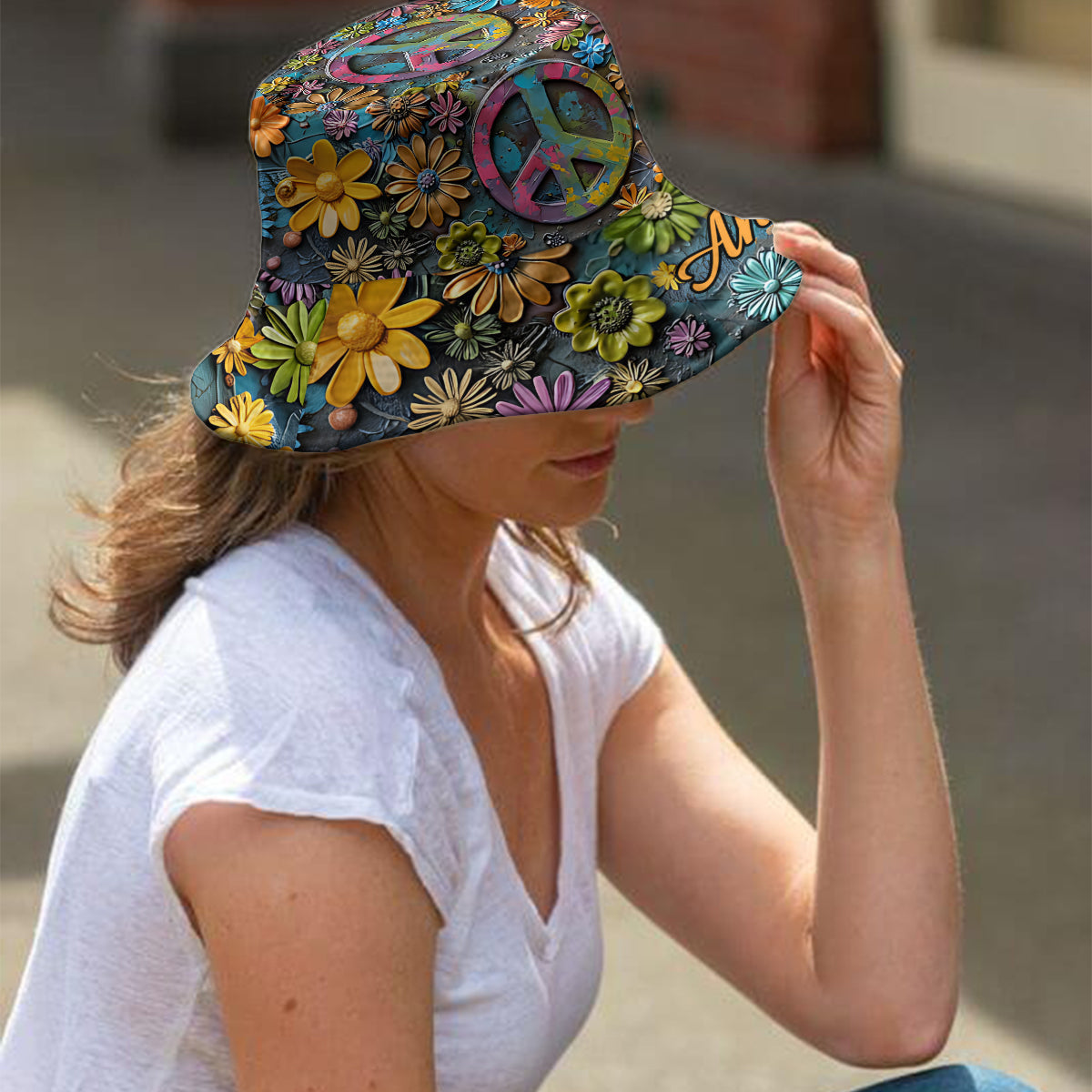 Hippie Soul - Personalized Hippie Bucket Hat