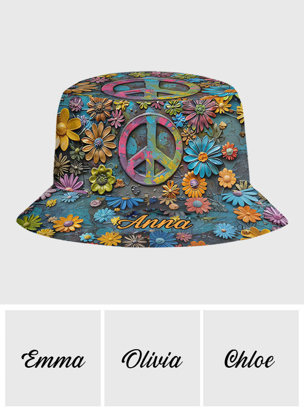 Hippie Soul - Personalized Hippie Bucket Hat