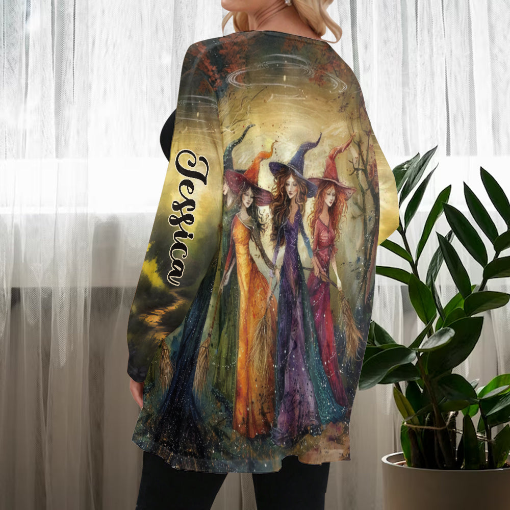 Beautiful Witches - Personalized Witch Cardigan