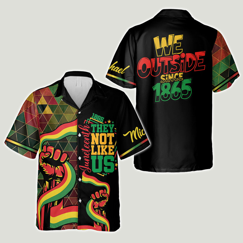 Free-ish They Not Like Us - Personalized Juneteenth Hawaiian Shirt