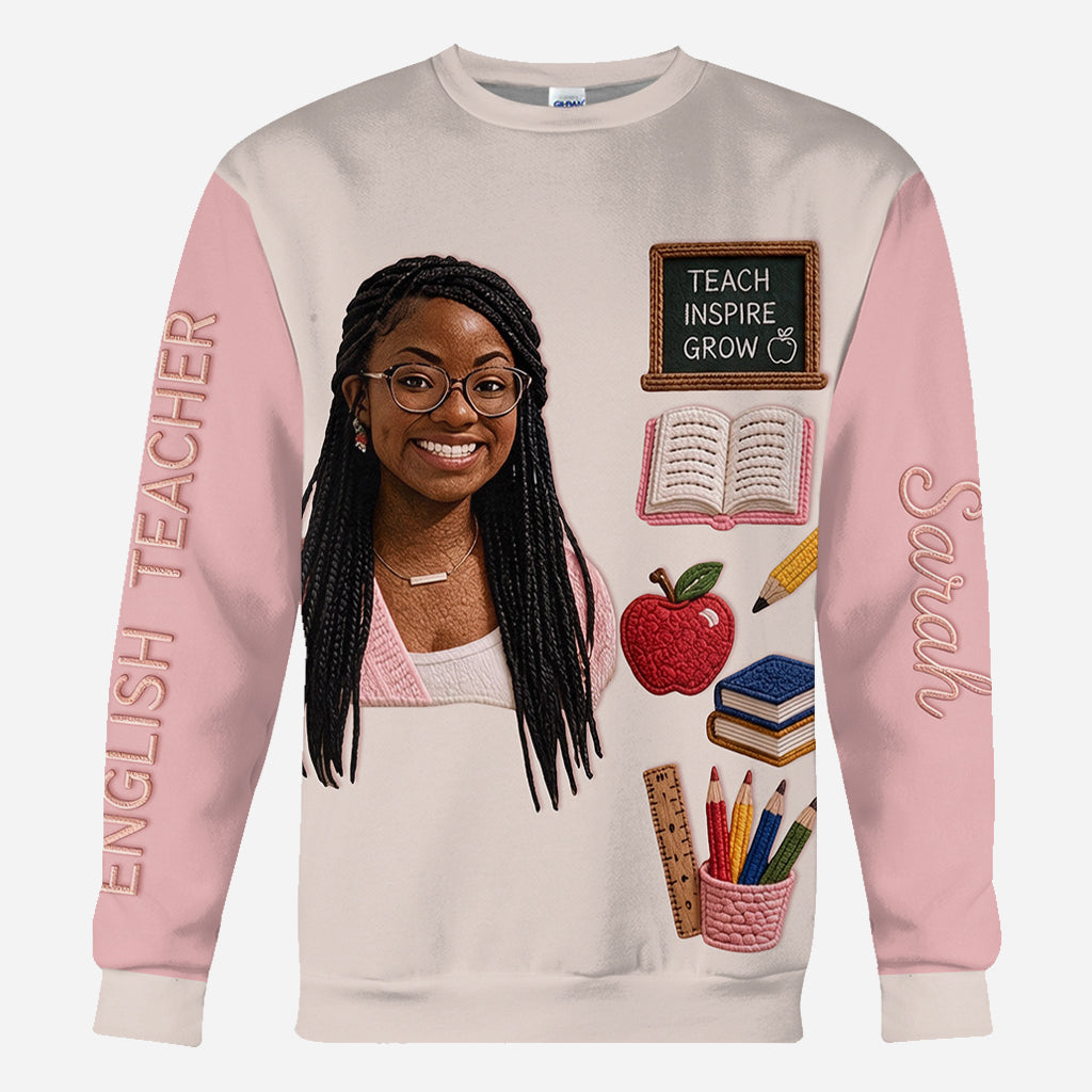 Gift For Teacher - Personalized Teacher All Over Shirt