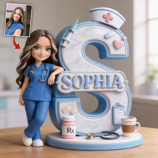 Custom Any Photo - Personalized Nurse Custom Shaped Acrylic Plaque