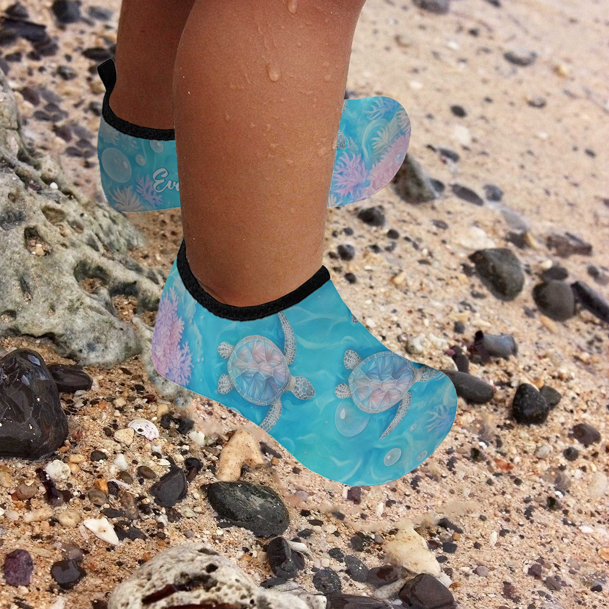 Love Turtles - Personalized Turtle Water Shoes