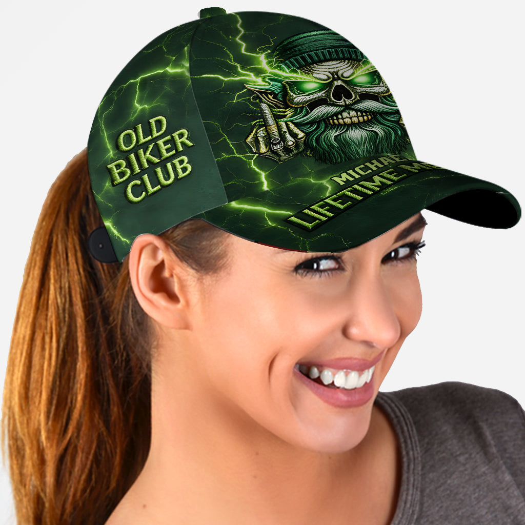 Old Bikers Club - Personalized Biker Classic Cap