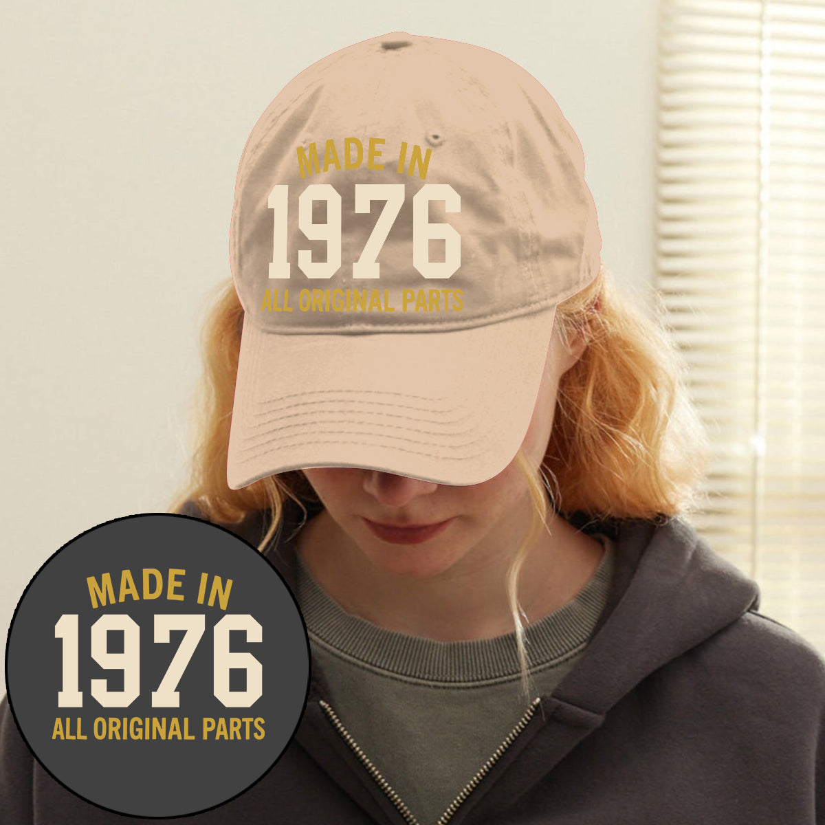 Birthday Gift Idea - Personalized Birthday Embroidered Classic Cap