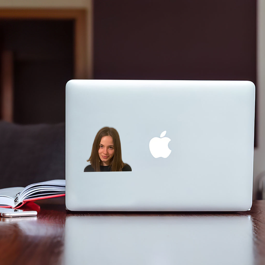 I Have A Girlfriend Boyfriend Funny Custom Face - Personalized Couple Decal Full