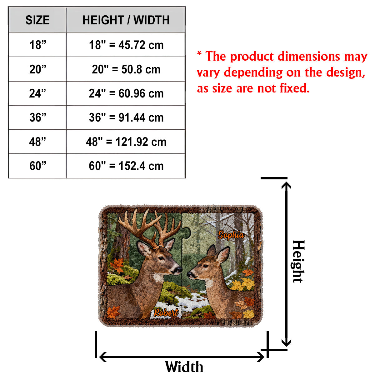 Perfect Gift For Couple - Personalized Hunting Non-Slip Tufted Rug