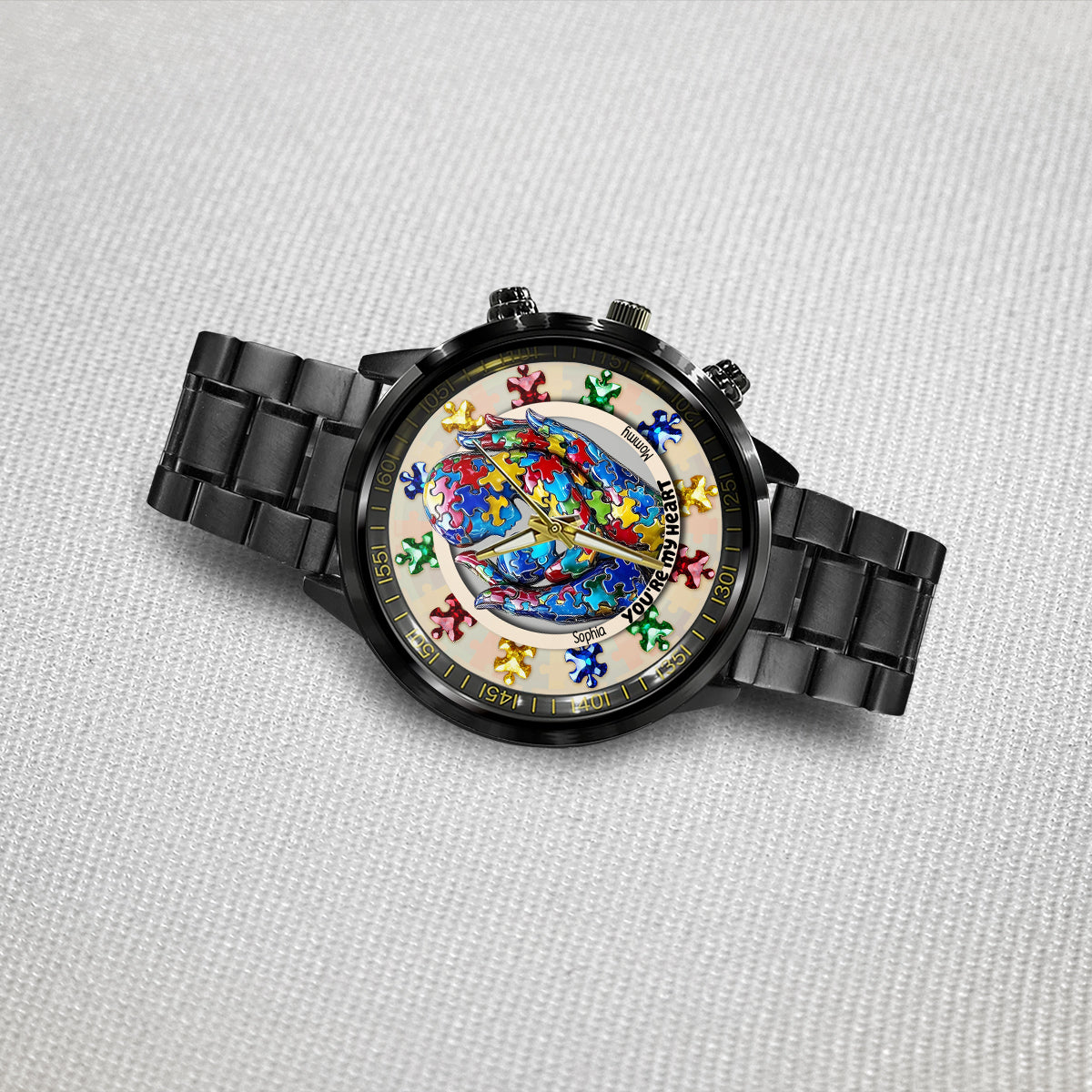 You Are My Heart - Personalized Autism Awareness Hand Watch