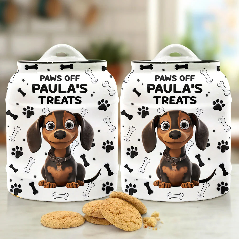 Dog Treats - Personalized Dog Cookie Jar